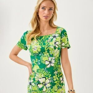 Floral Green Dress